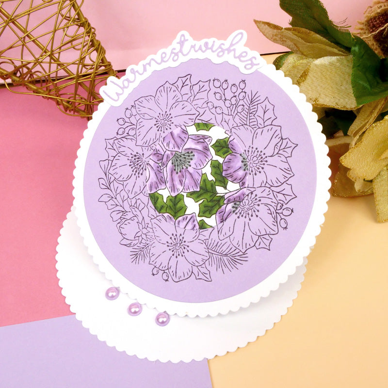 Moonstone Dies - Festive Essential Arched Sentiments