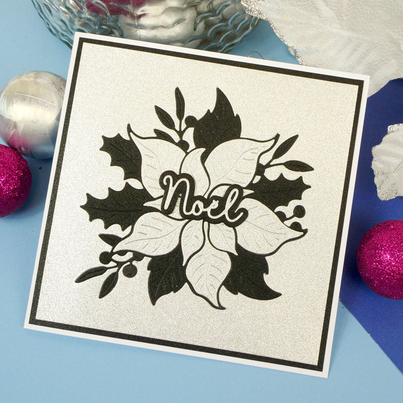 Moonstone Dies - Poinsettia & Foliage