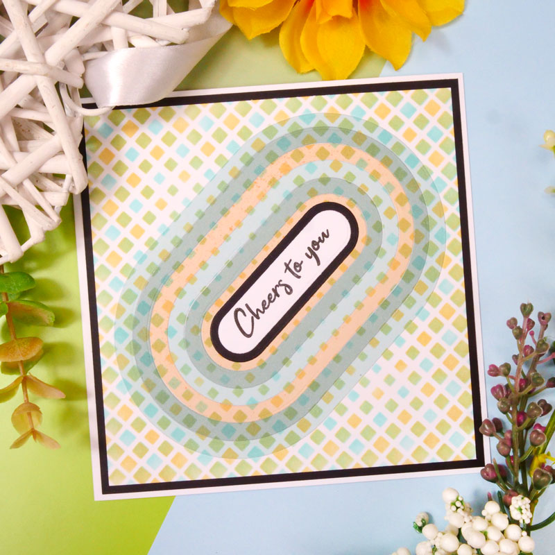 Moonstone Dies - Straight Edged Nesting Dies - Squovals