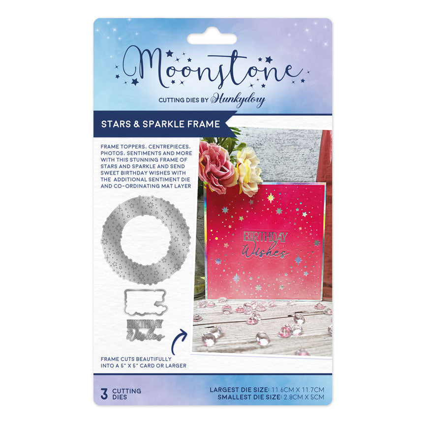 Moonstone Dies - Stars & Sparkle Frame