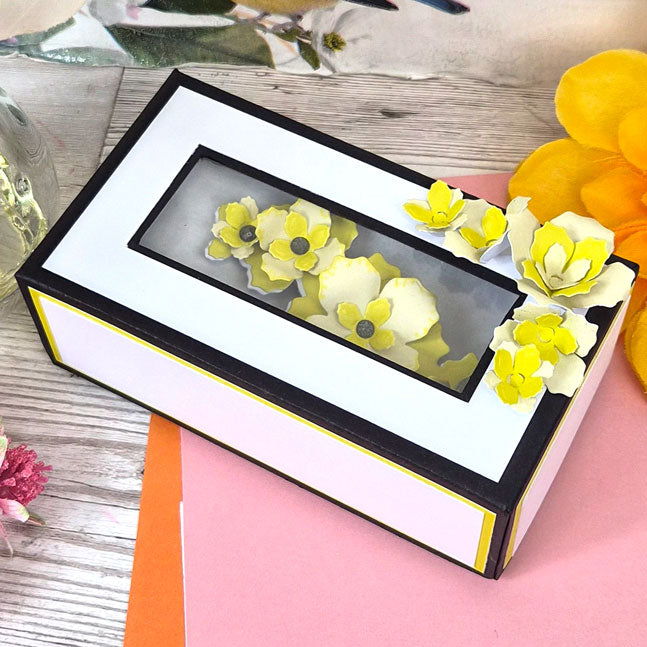 Moonstone Dies - Dimensional Flowers - Border Panel