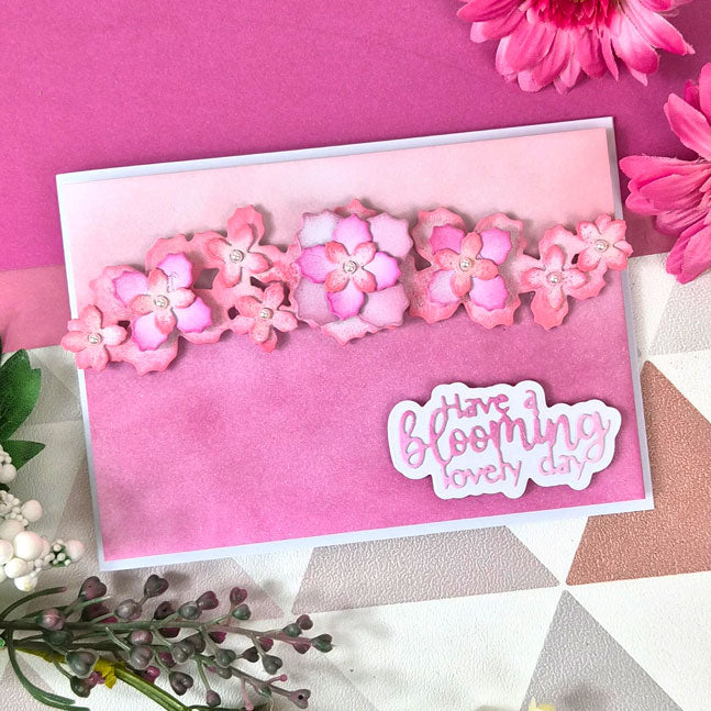 Moonstone Dies - Dimensional Flowers - Border Panel