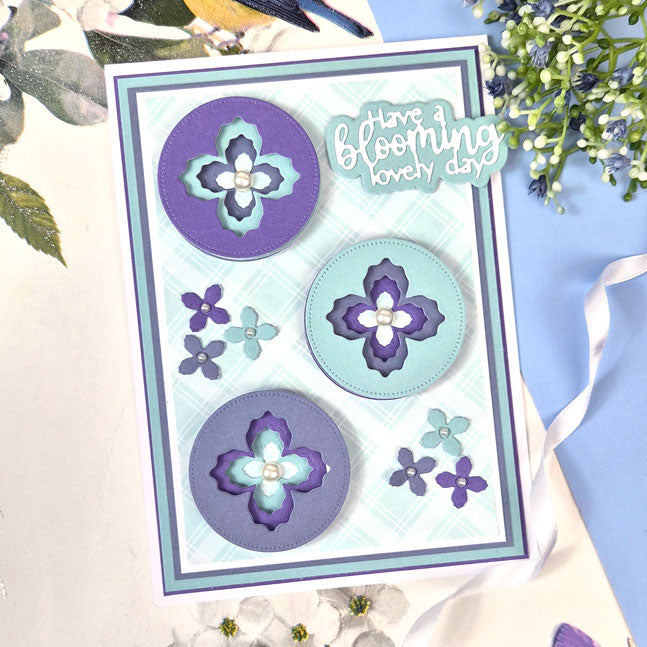 Moonstone Dies - Dimensional Flowers - Border Panel