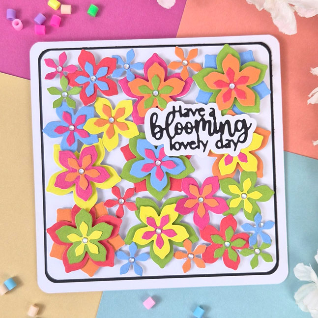 Moonstone Dies - Dimensional Flowers - Corner Panel