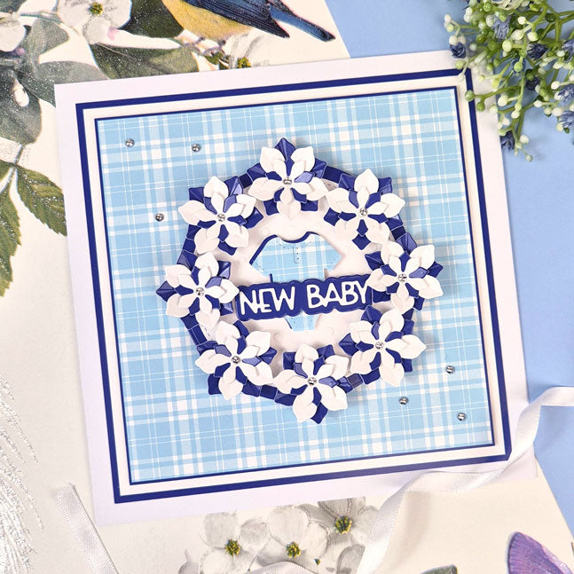 Moonstone Dies - Dimensional Flowers - Corner Panel