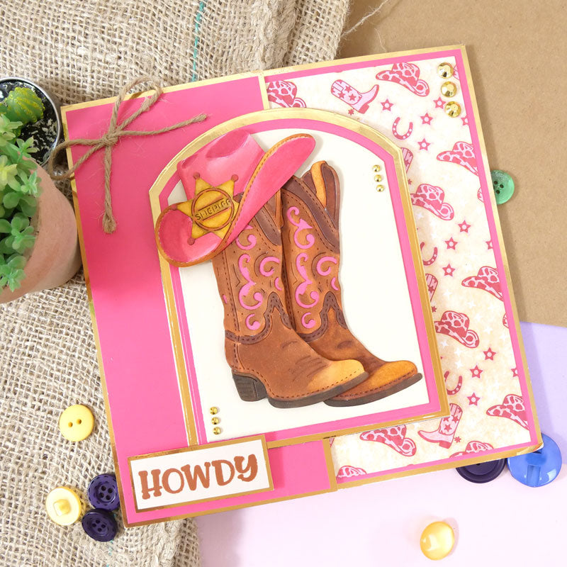 Moonstone Dies - Sheriff's Hat & Boot