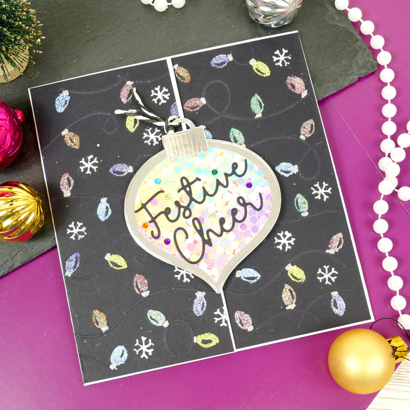 Moonstone Embossing Folders - Christmas Lights