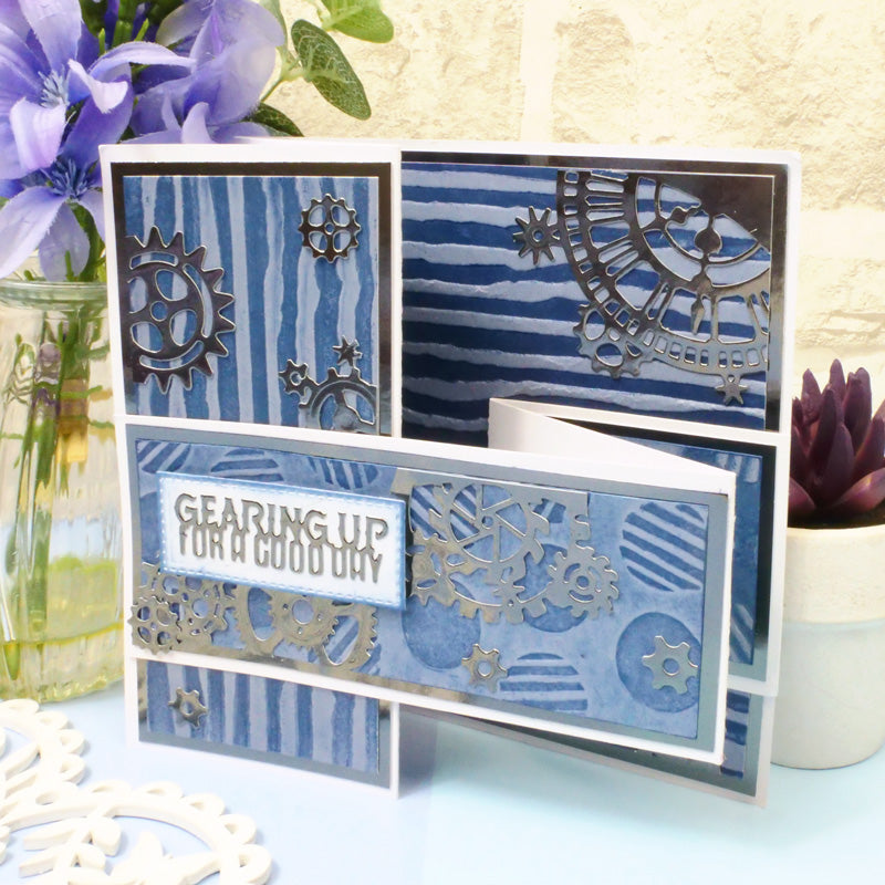 Moonstone Embossing Folders - Distressed Stripes