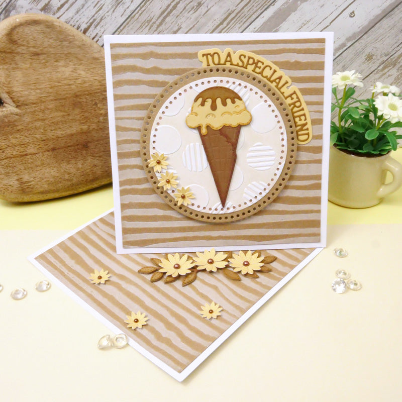 Moonstone Embossing Folders - Distressed Stripes