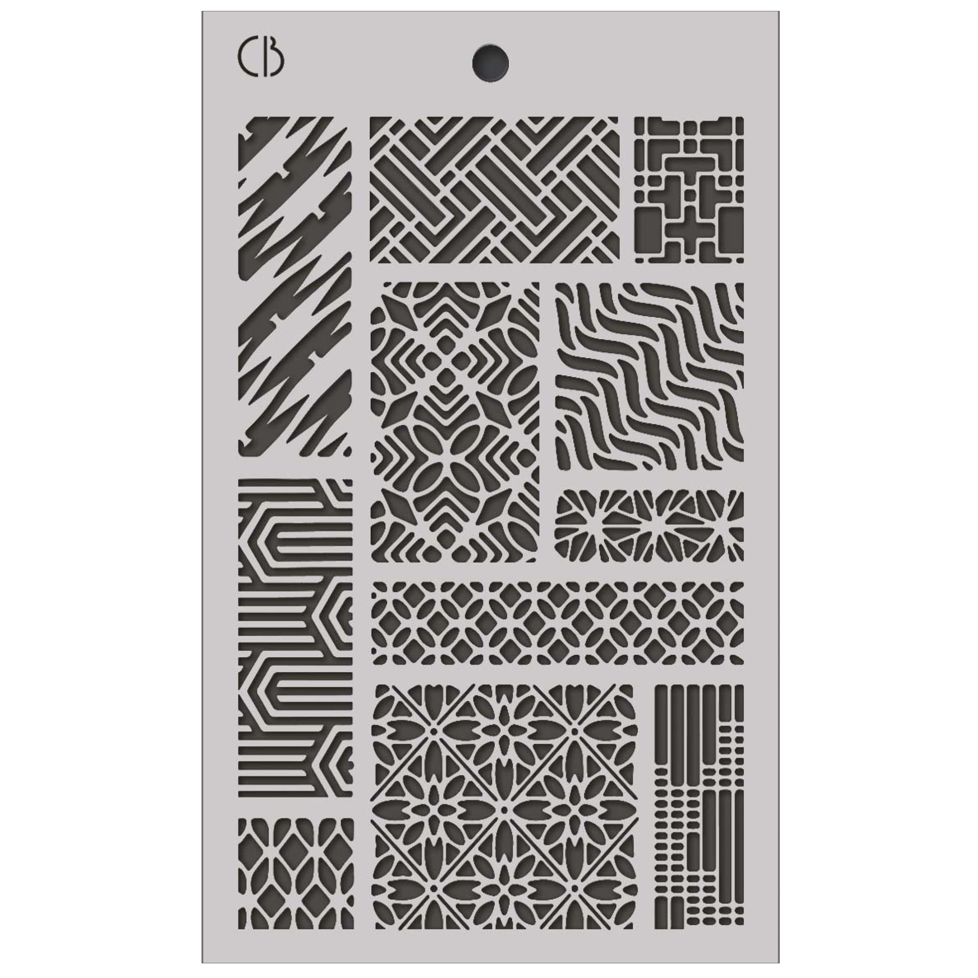 Stencil Mix 5"X8"– Triple Layer Set (3 Unique Designs)