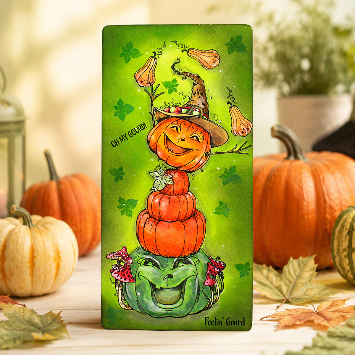 Pink Ink Designs - Oh My Gourd, DL Stamp Set