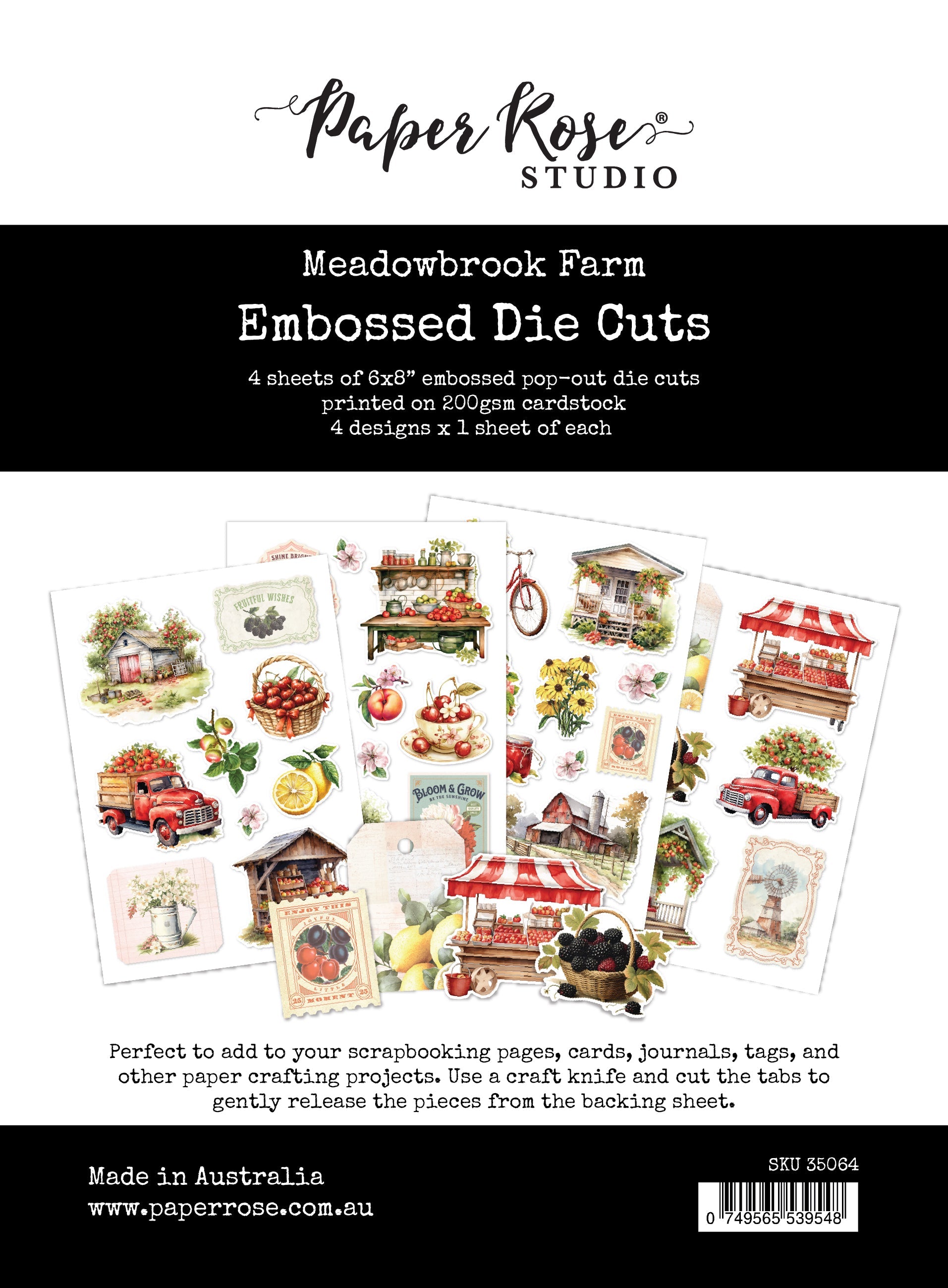 Meadowbrook Farm Embossed Die Cuts 35064