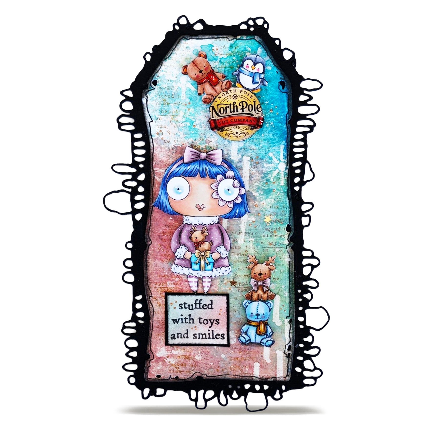 AALL and Create - A7 Stamp Set - North Pole Toy Company