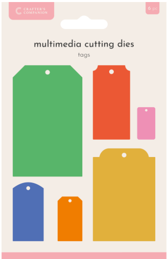 Crafters Companion Multi Media Die Set - Media Tags