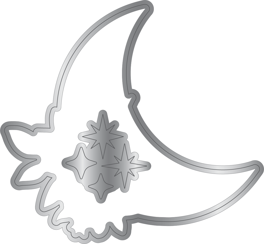 Natures Garden Lunar Blooms Stamp & Die - Moon Bloom