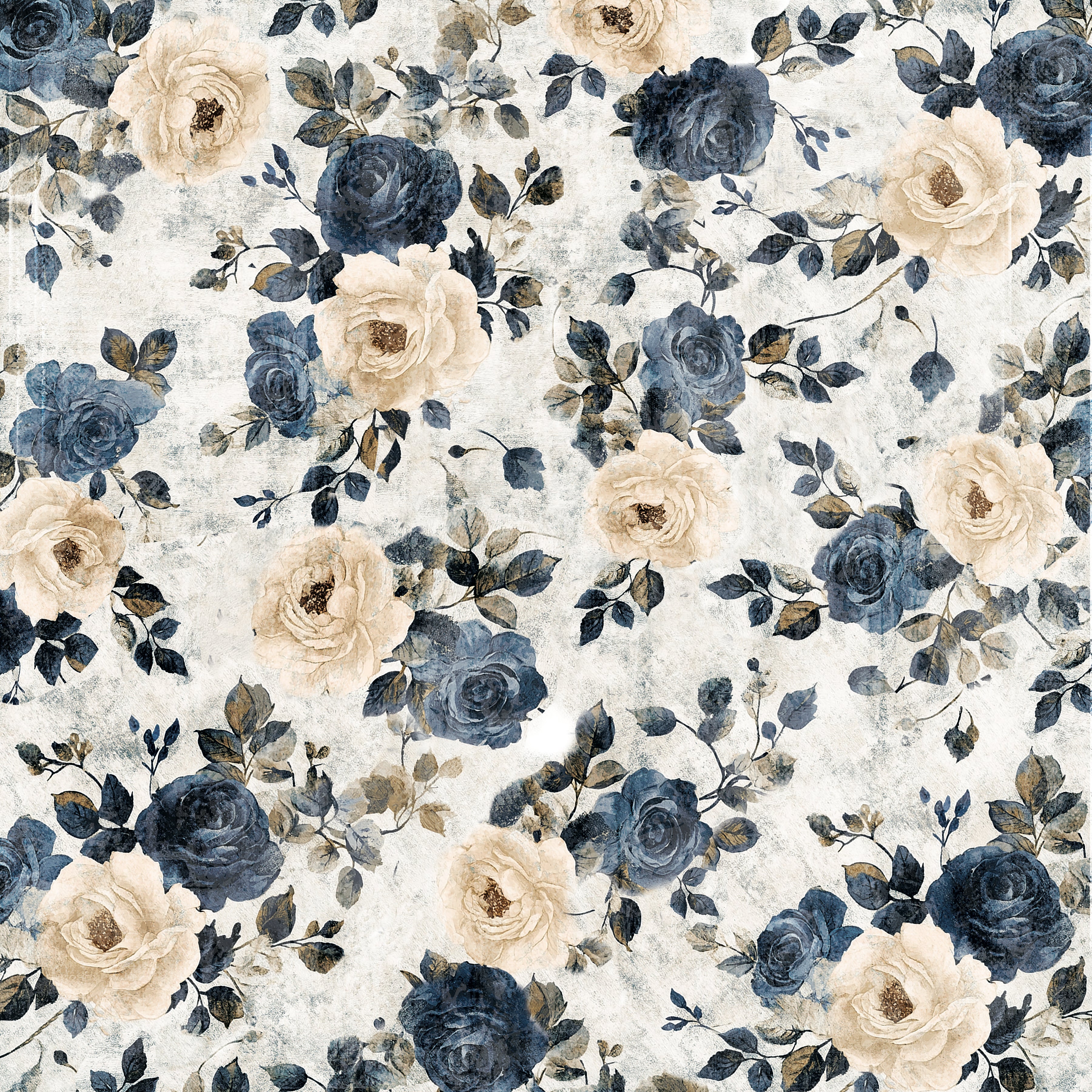 Nature's Garden - Midnight Floral - 6”x6” Paper Pad