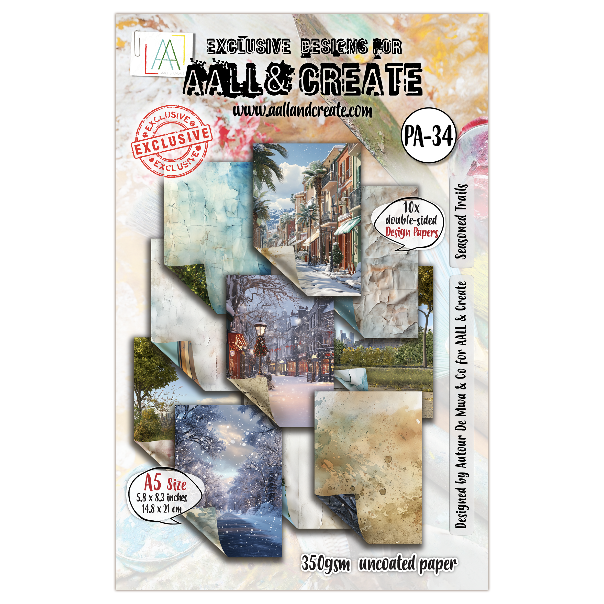 AALL and Create - A5 Design Paper - Seasoned Trails