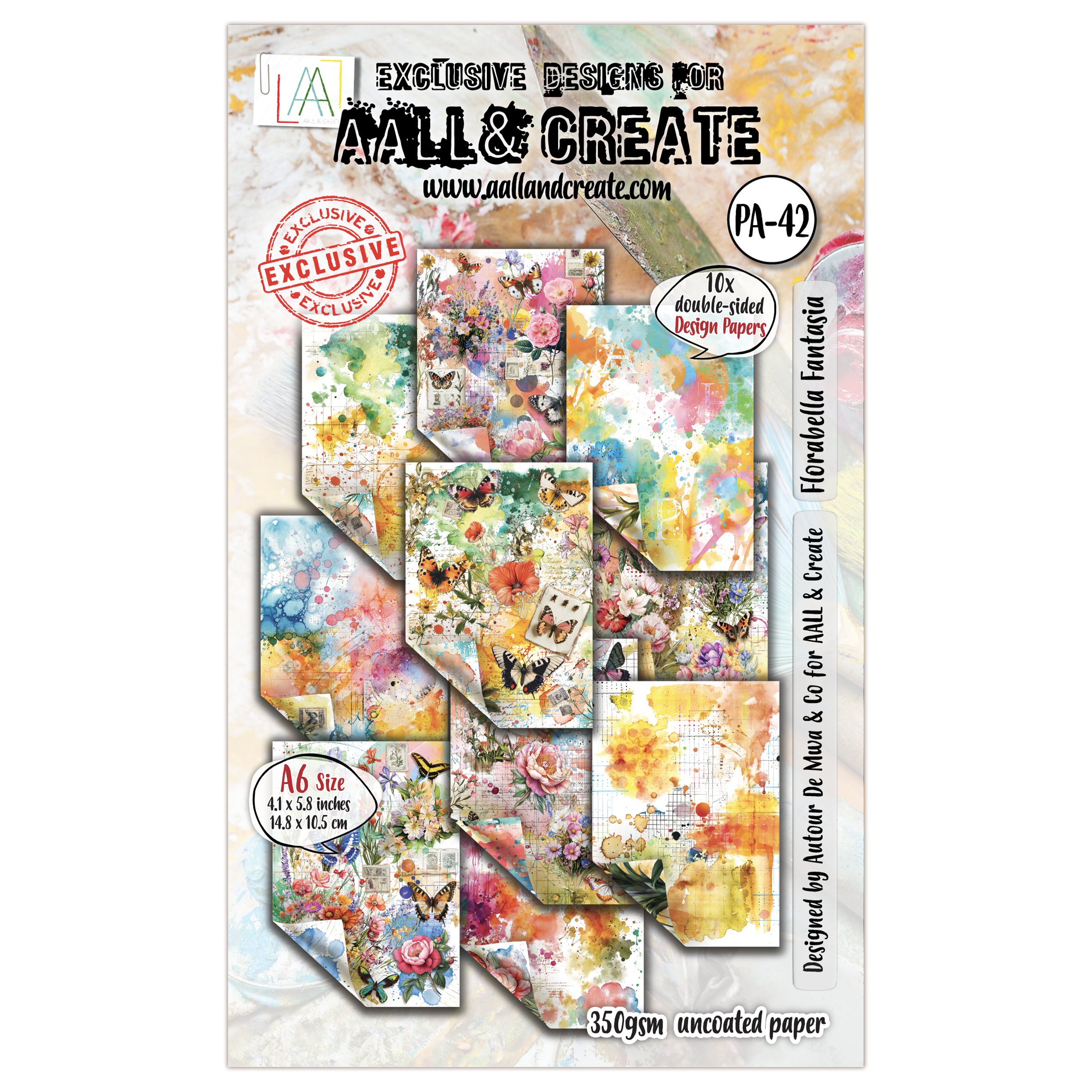 AALL and Create - A6 Design Paper - Florabella Fantasia