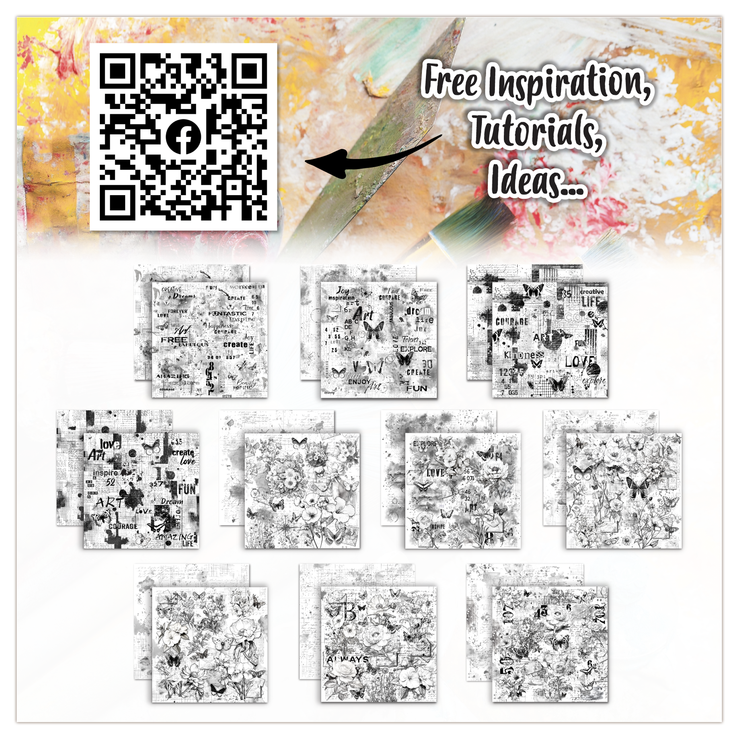AALL and Create - 12x12 Design Paper - Speckled Vellum
