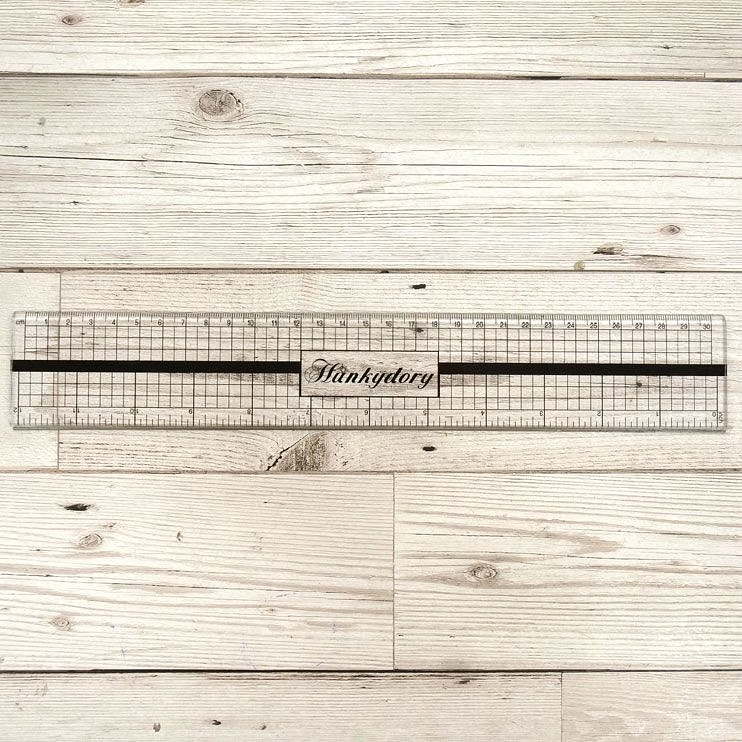Premier Craft Tools - Plastic Ruler with Metal Edge