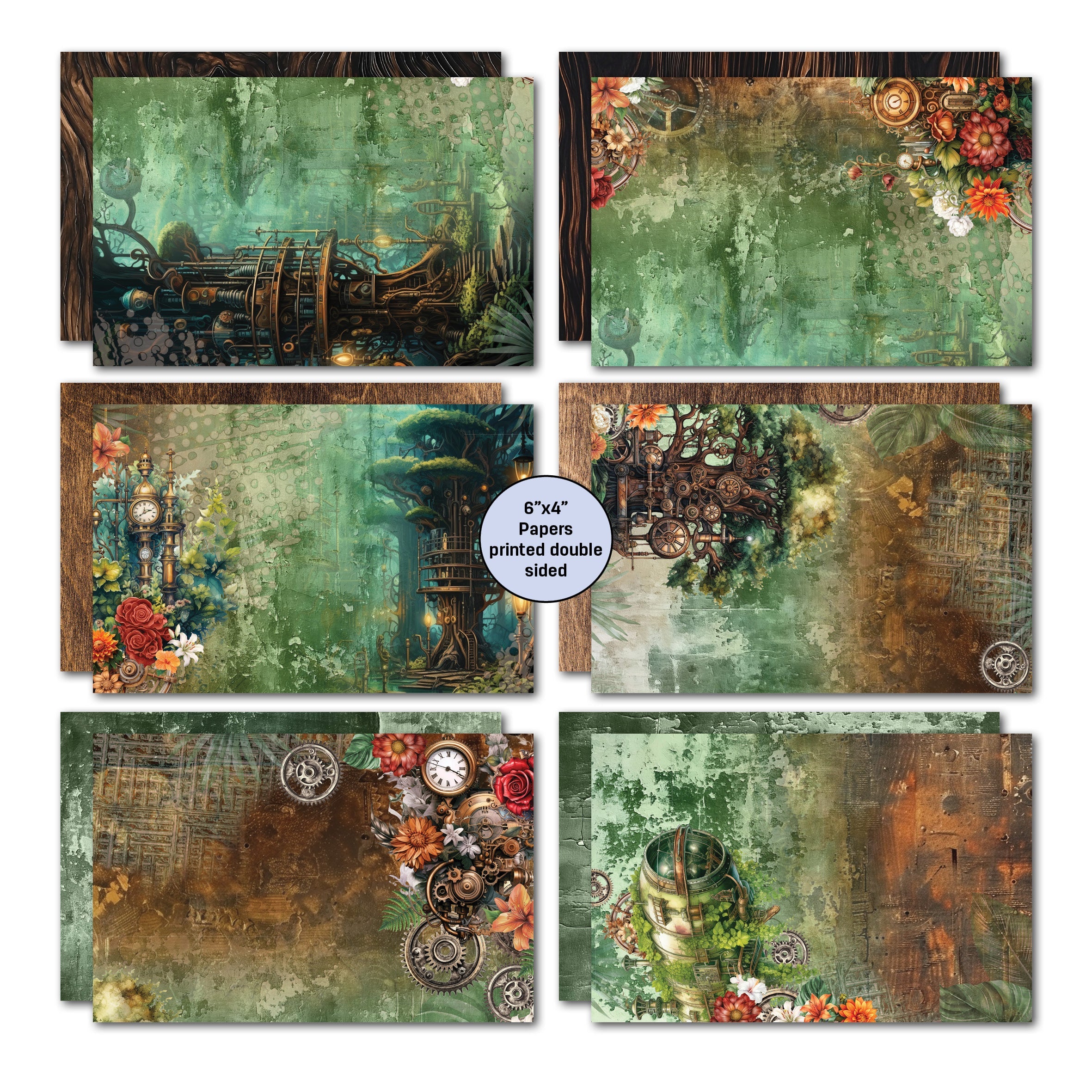 3Quarter Designs Punk'ed Forest 6x4 Card Pack