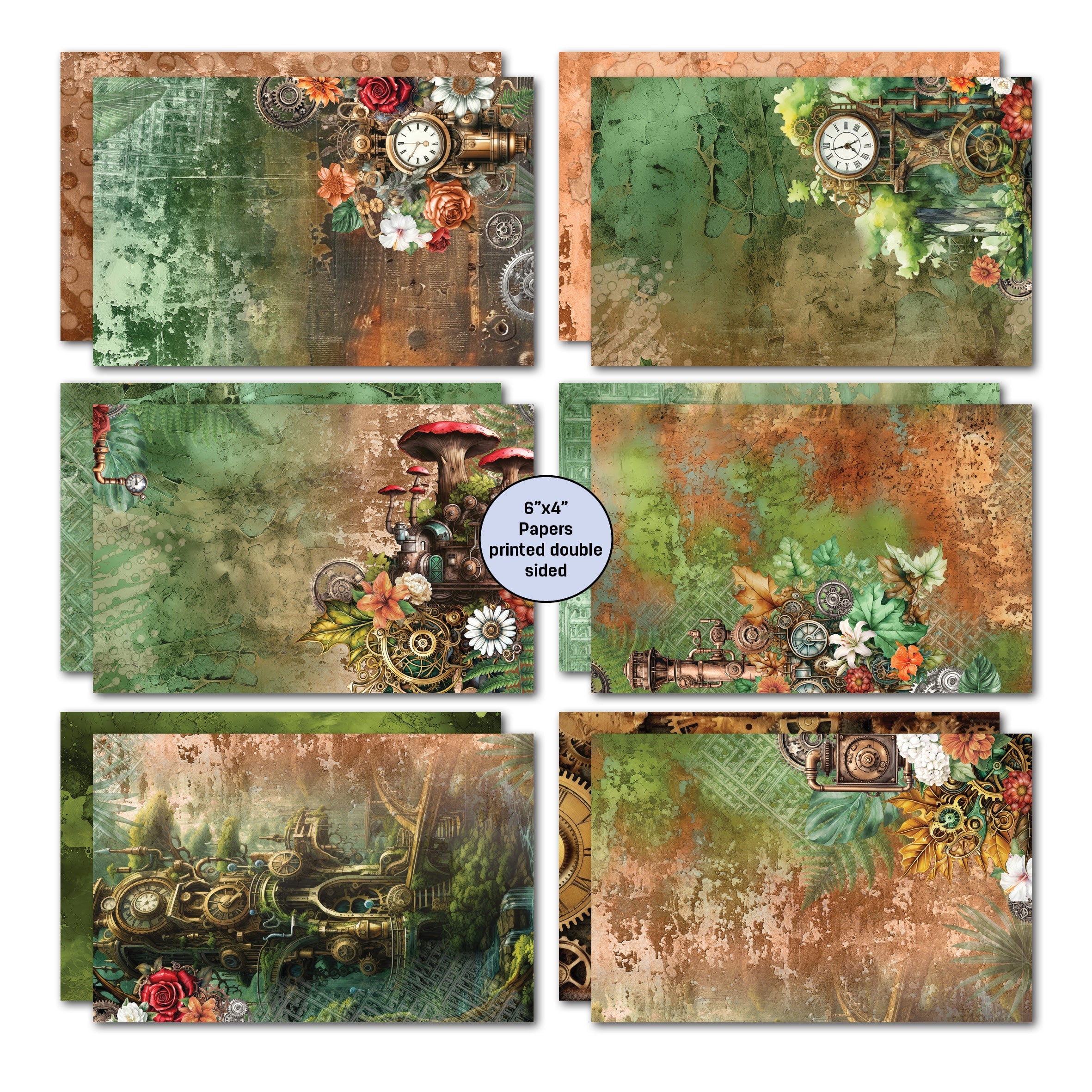 3Quarter Designs Punk'ed Forest 6x4 Card Pack