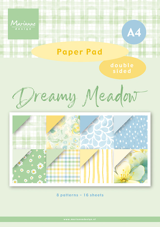 Marianne Design A4 Paper Pad - Dreamy Meadow