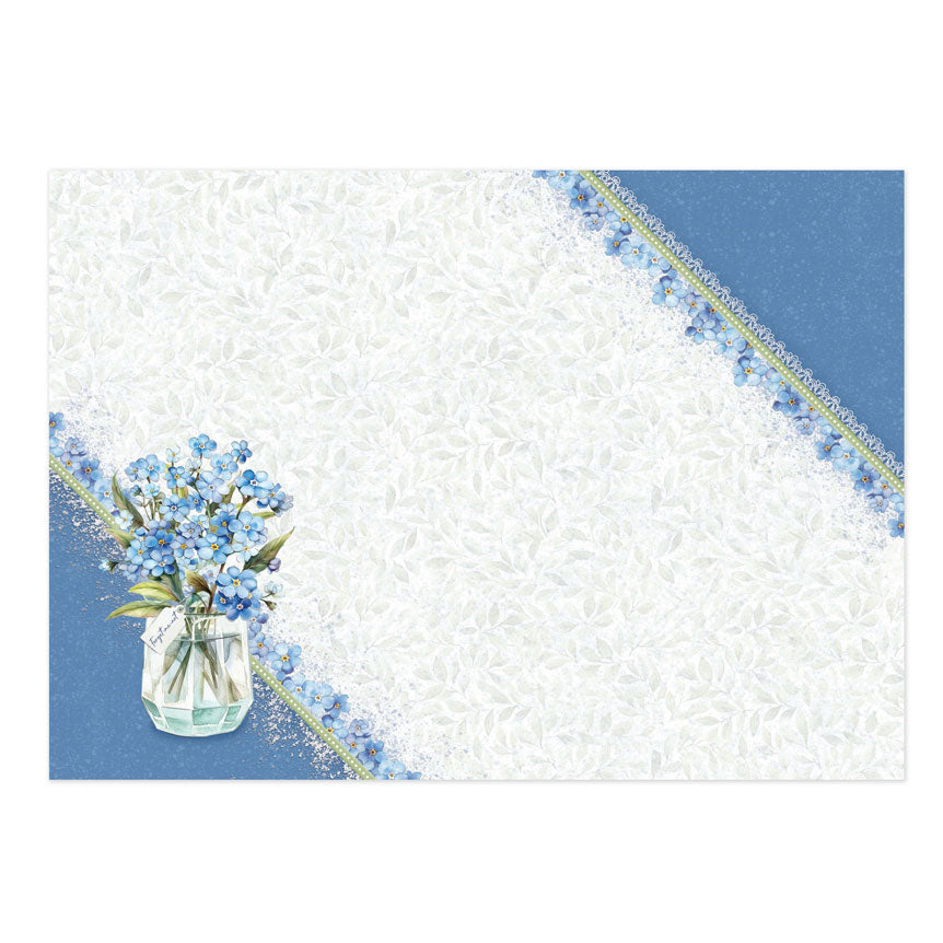 Forget-me-not Luxury Topper Set