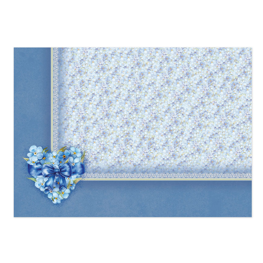 Forget-me-not Luxury Topper Set