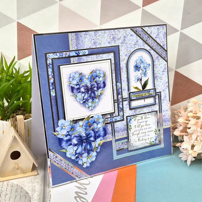 Forget-me-not Luxury Topper Set