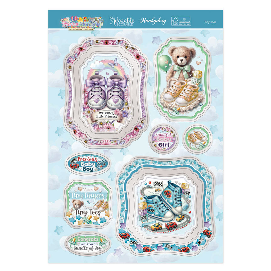Tiny Toes Luxury Topper Set