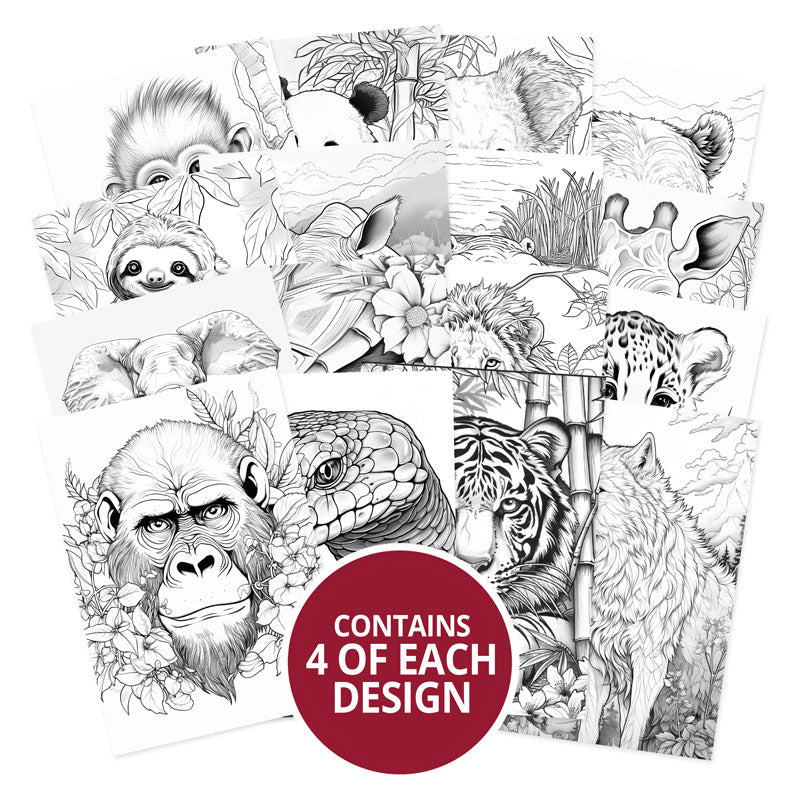 Colouring Pocket Pads - Animal Planet