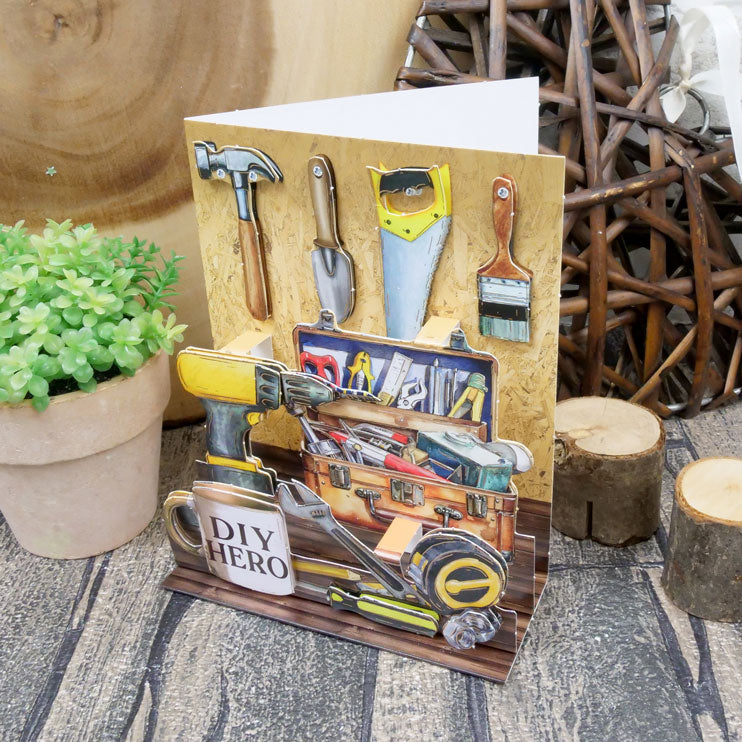 Pop-Up Stepper Card - DIY Hero