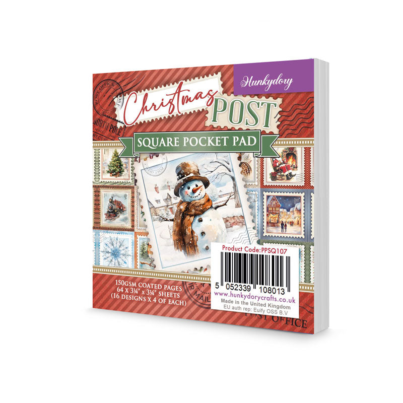 Christmas Post Square Pocket Pad