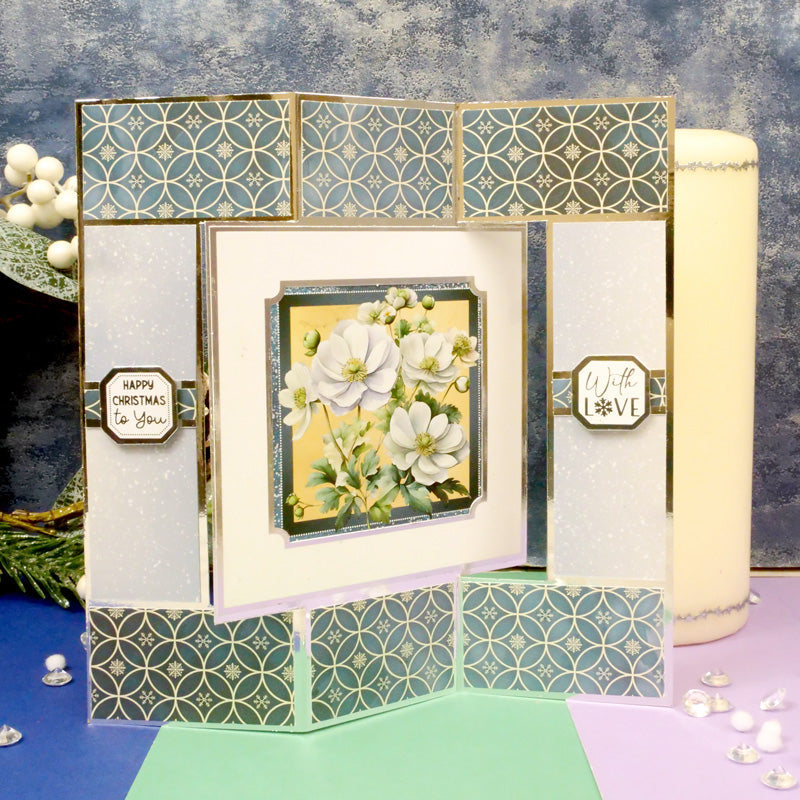 Winter Florals Square Pocket Pad