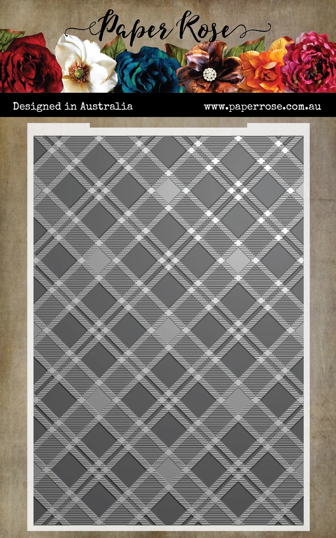 Ben's Plaid 3D Embossing Folder 32157