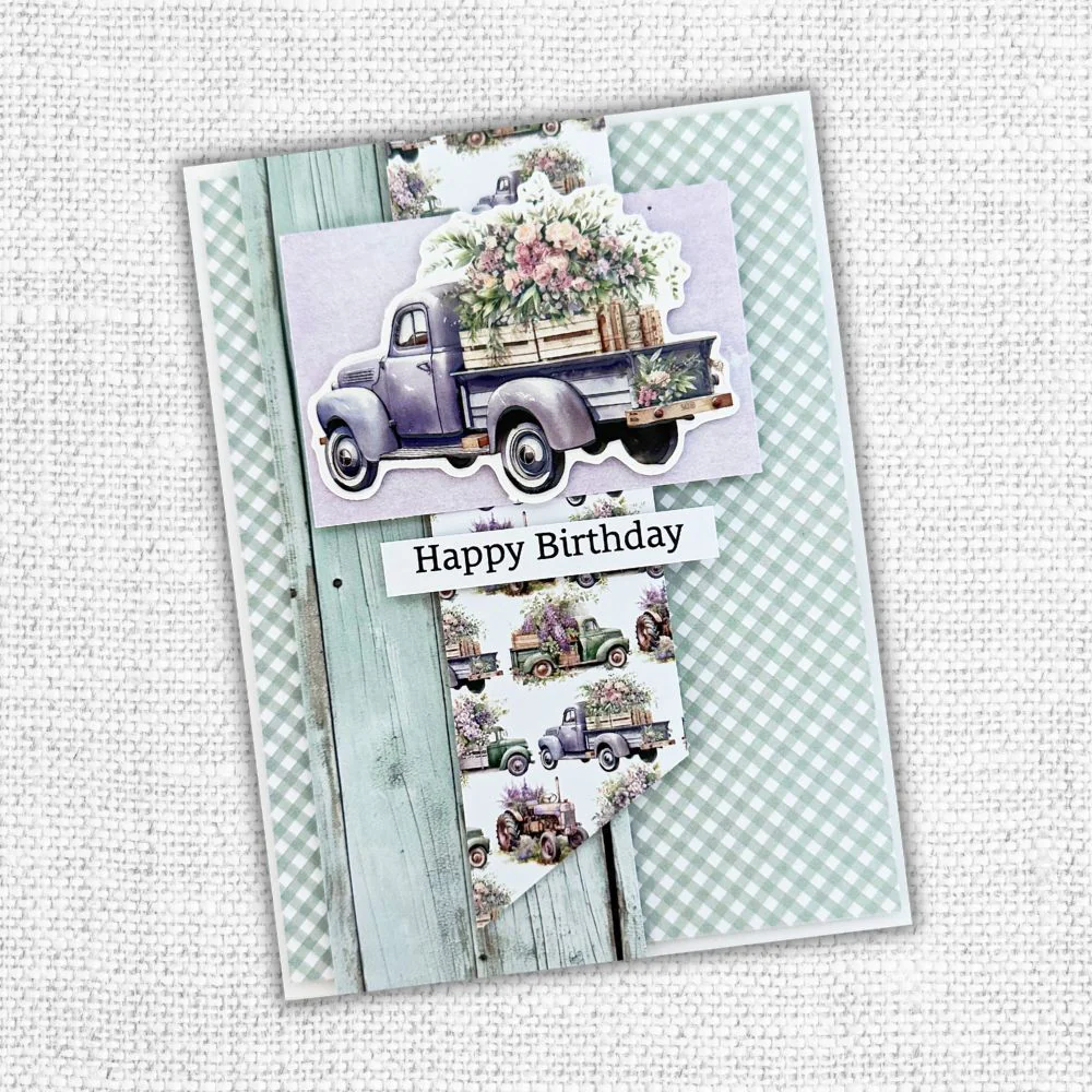 Lavender & Roses Ephemera Embossed Die Cuts 32193