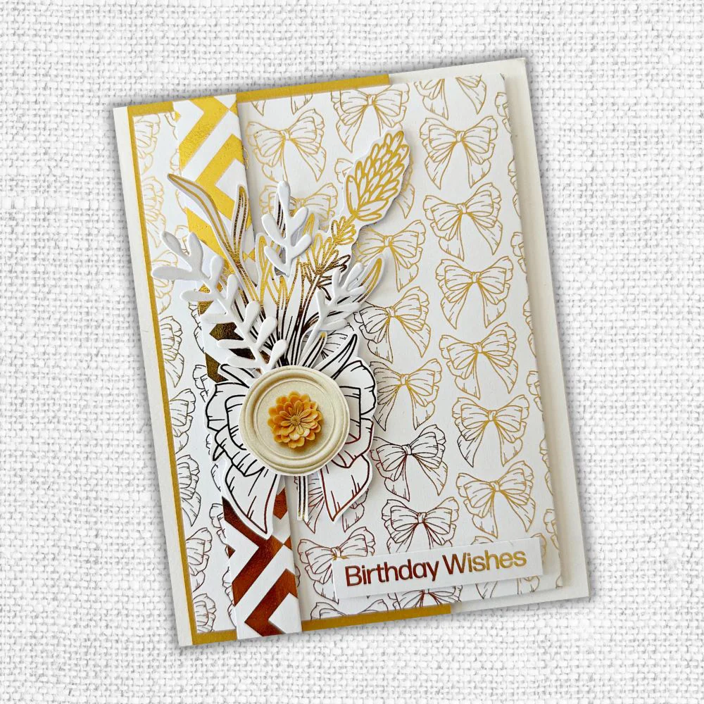 Lavender & Roses - Gold Foil 12x12 Paper Collection 32220