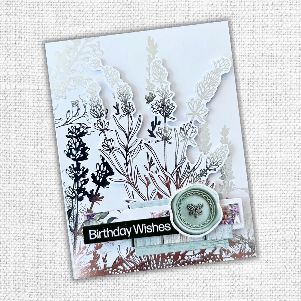 Lavender & Roses - Silver Foil 6x6 Paper Collection 32265