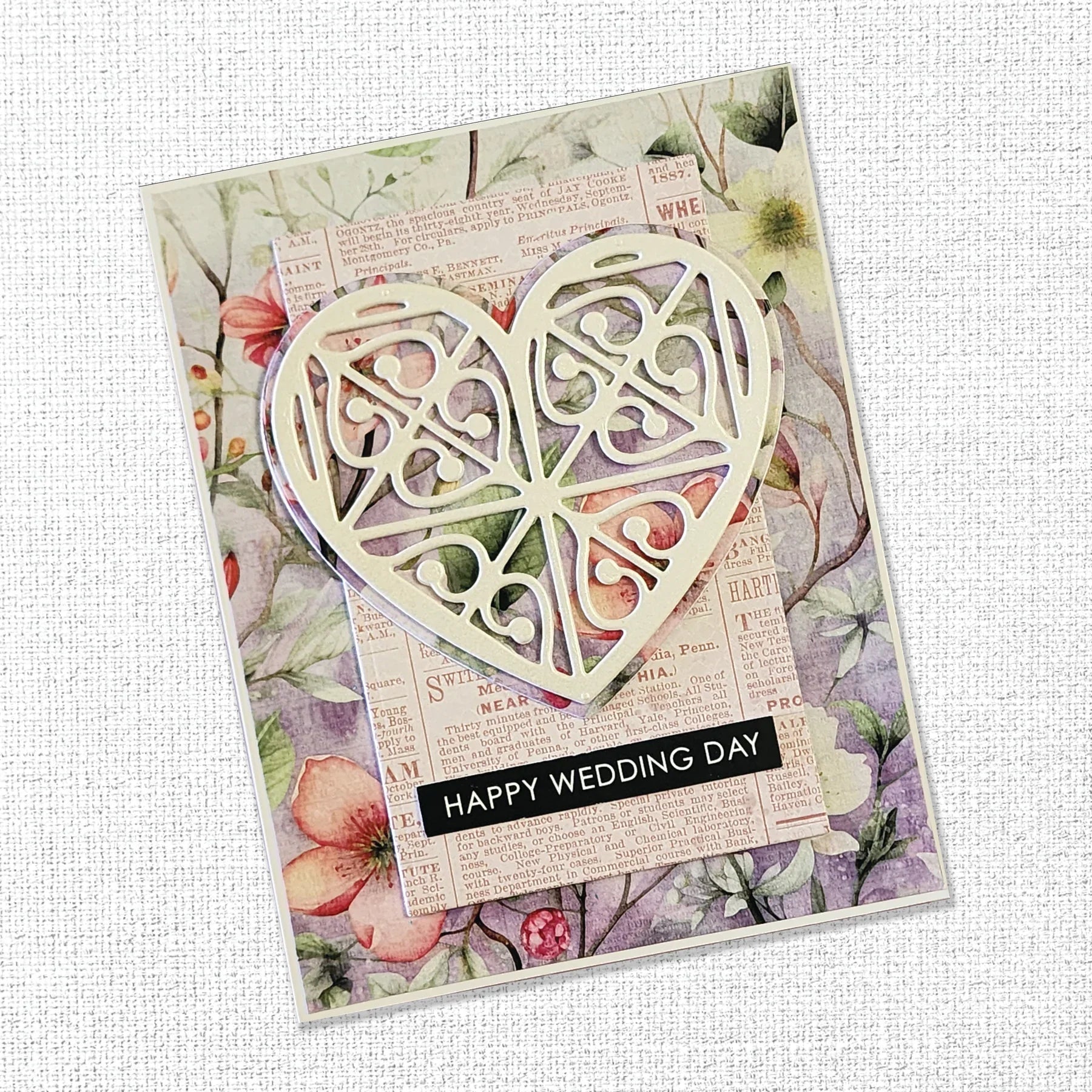 Patterned Heart Metal Cutting Die 33873