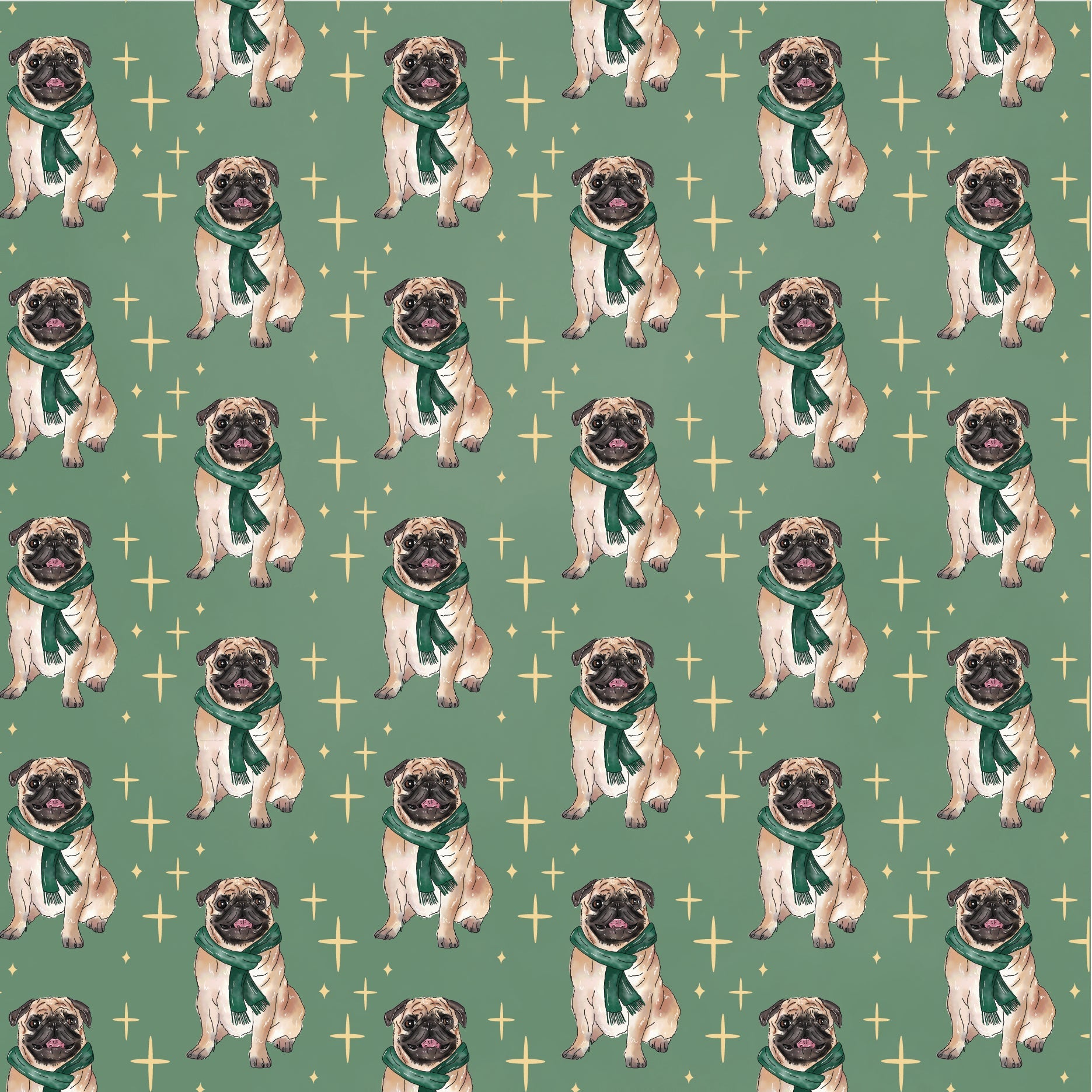 Crafter’s Companion Santa Paws 6”x6” Paper Pad