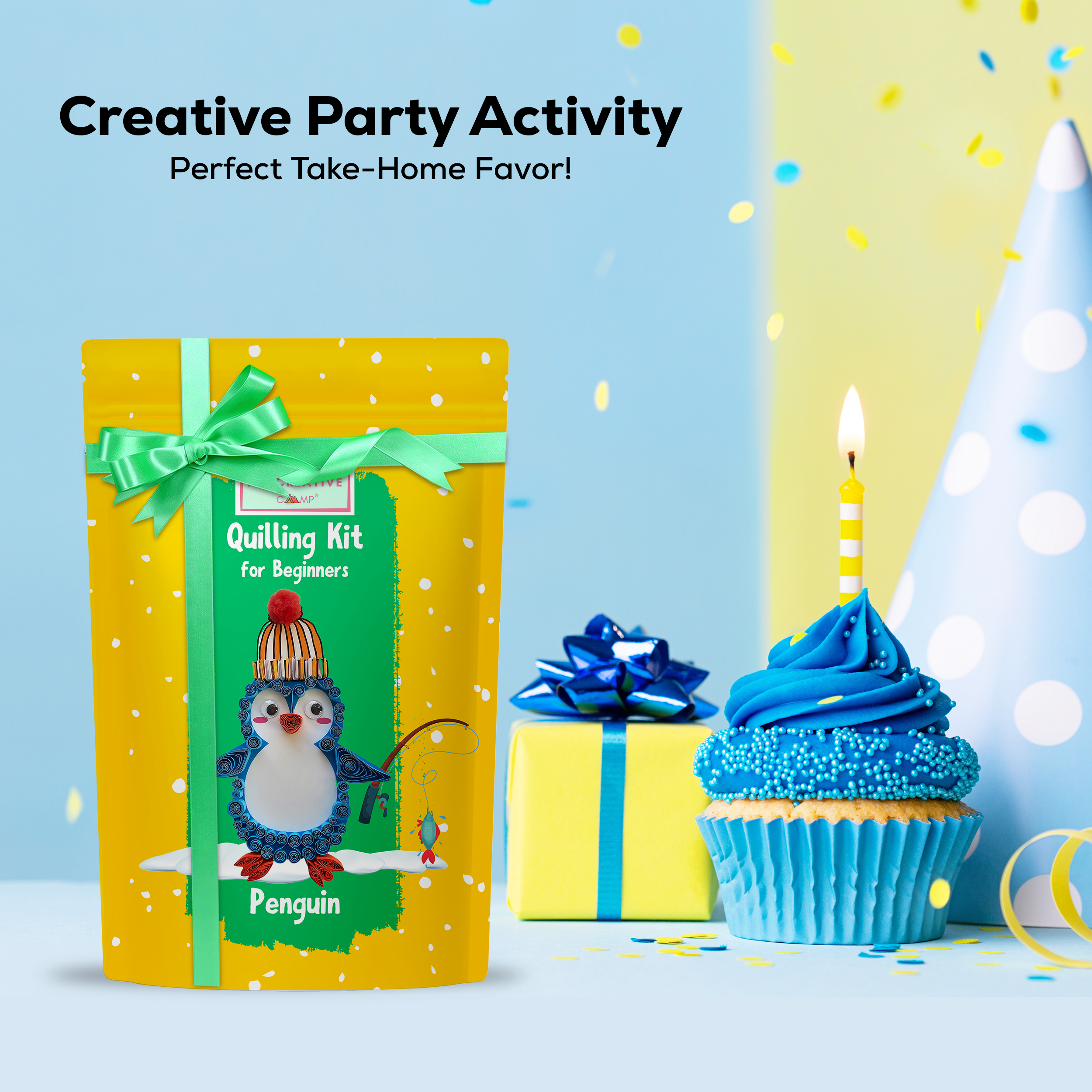 My Creative Camp Penguin Quilling Kit