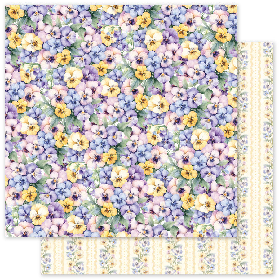 Petals & Pansies Basics 12x12 Paper Collection 36403