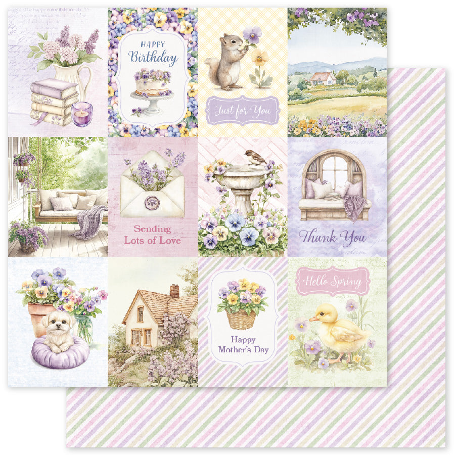 Petals & Pansies 12x12 Paper Collection 36370