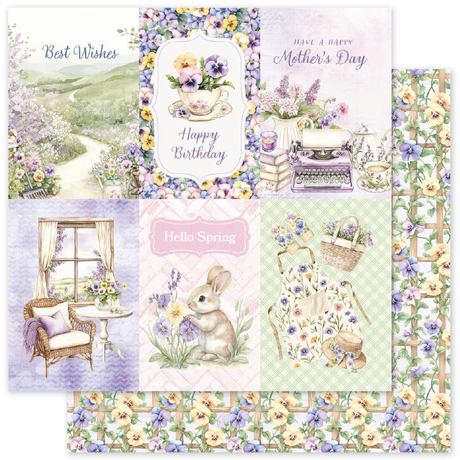 Petals & Pansies 12x12 Paper Collection 36370