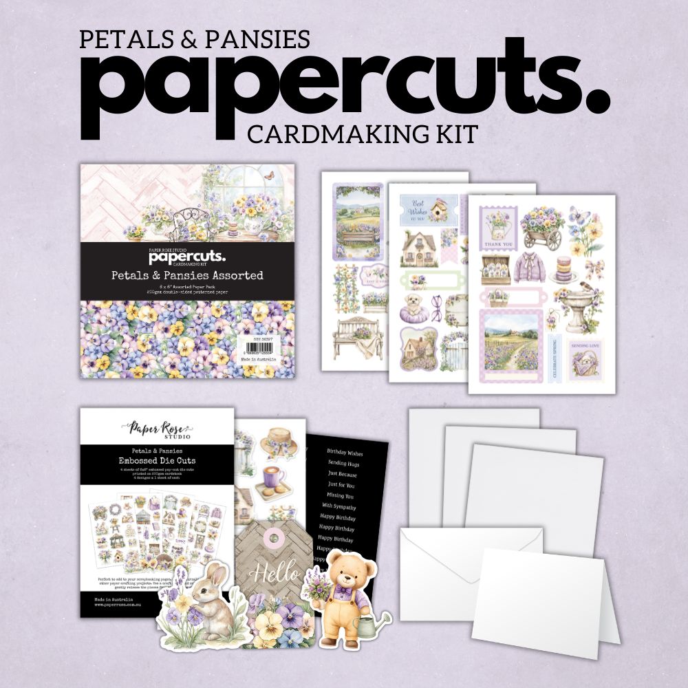 Petals & Pansies Papercuts Cardmaking Kit 36397