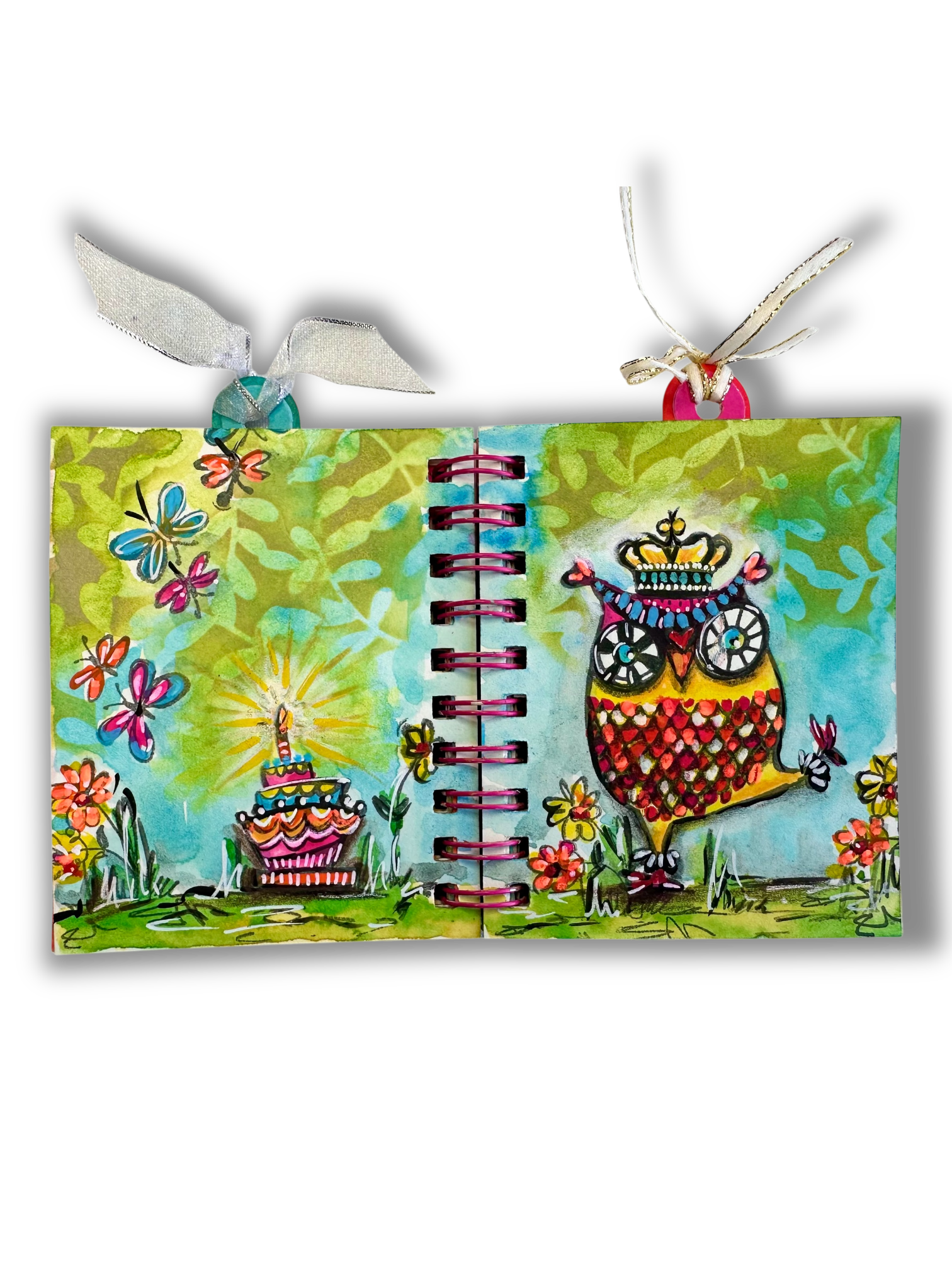 ABM Clear Stamp An Owl Party Art by Marlene 8 Pieces