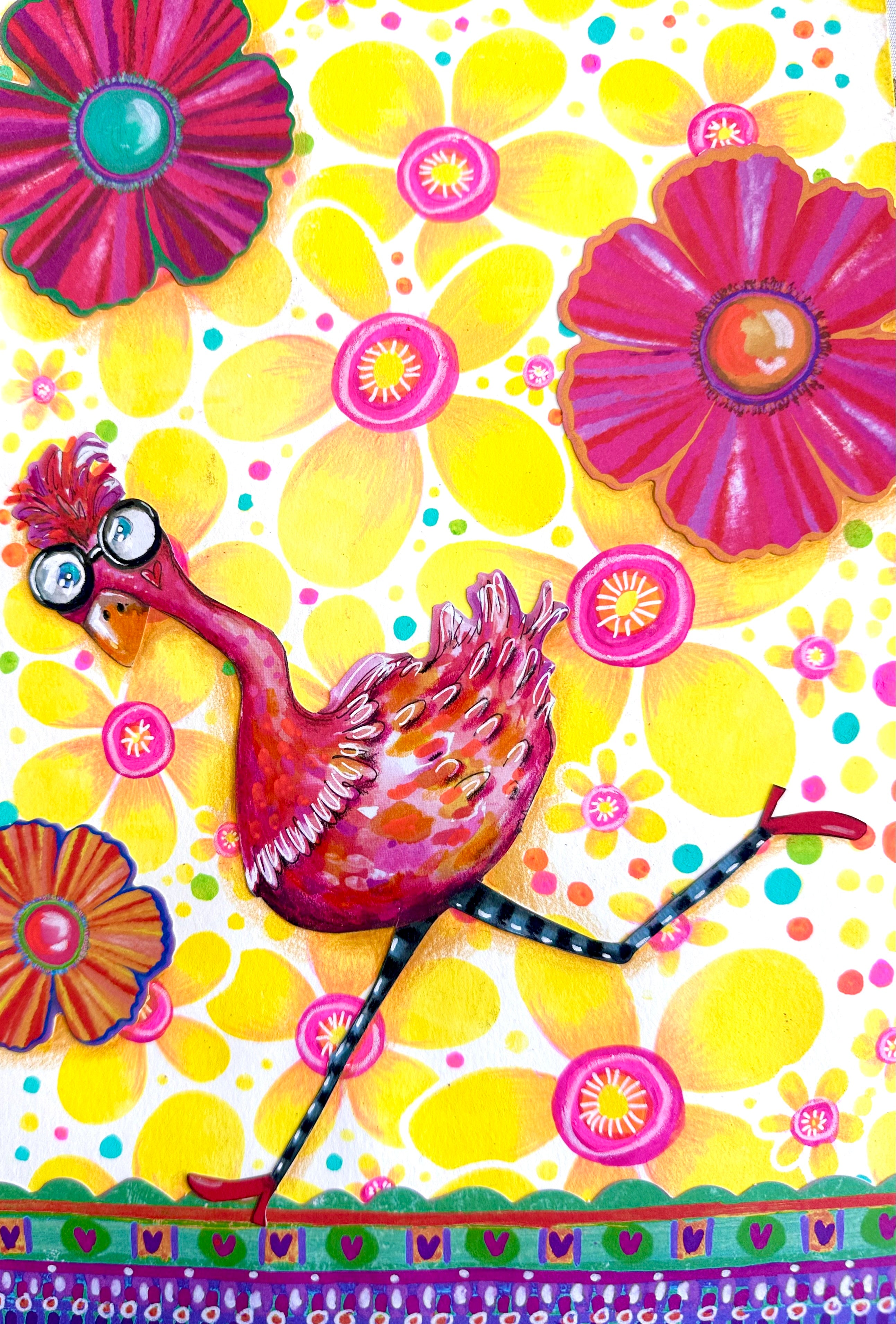 ABM Die-Cut Paper Pad X-tra Big Elements Art by Marlene 70 Sheets