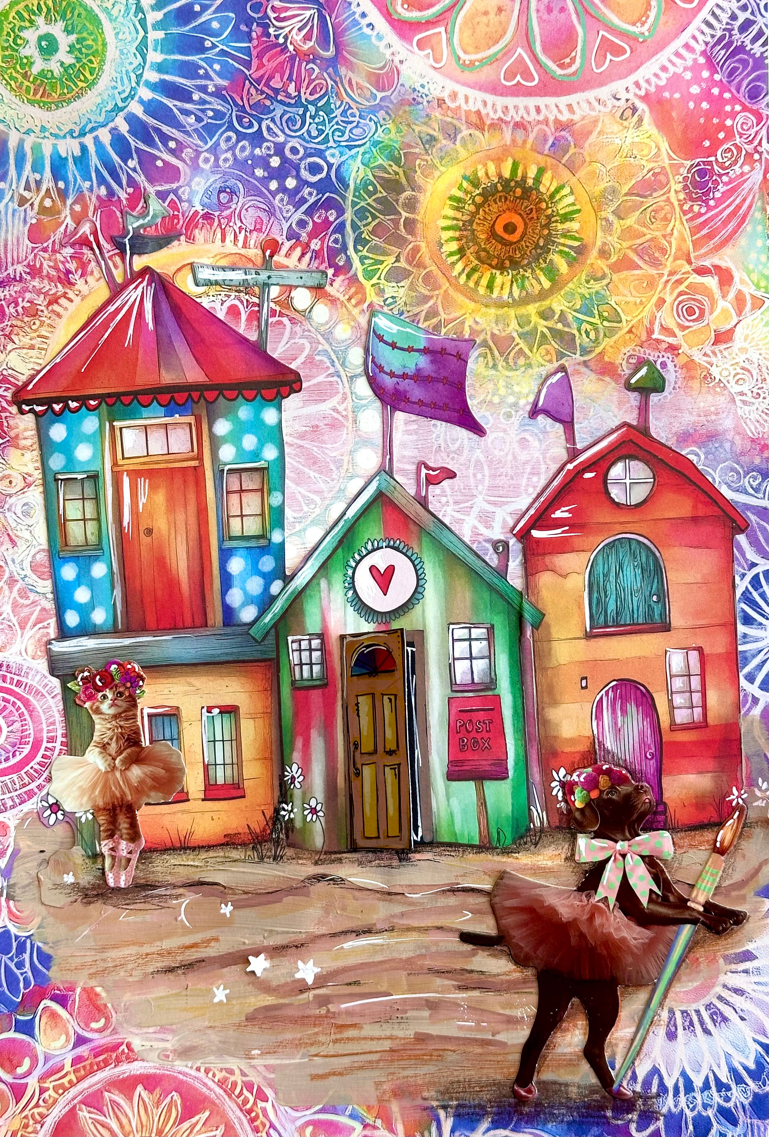 ABM Paper Elements Cats & Dogs Art by Marlene 32 Elements