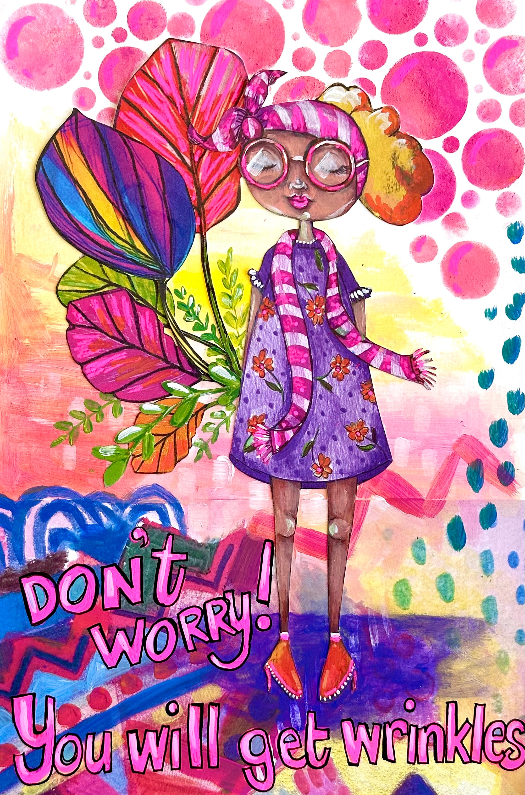 ABM Die-Cut Paper Pad X-tra Big Elements Art by Marlene 70 Sheets